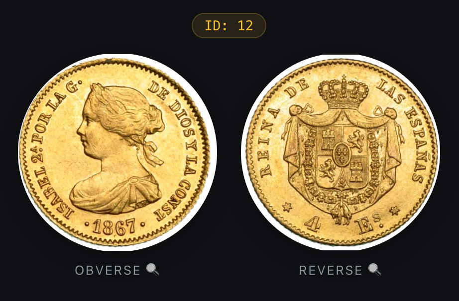 NumisManagerPro High-Resolution Coin Images